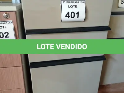 LOTE 401 - 01 GAVETEIRO EM AÇO 03 GAVETAS. (NO ESTADO EM QUE SE ENCONTRA. SUJEITO A AVARIAS OCULTAS/VISÍVEIS.)
