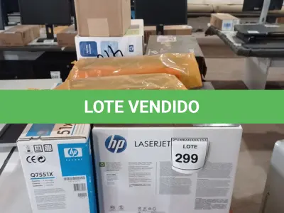 LOTE 299 - 01 TONNER DIVERSOS. (NO ESTADO EM QUE SE ENCONTRA. SUJEITO A AVARIAS OCULTAS/VISÍVEIS.)