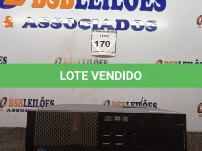 LOTE 170 - 01 CPU CORE I5 4GB - CD0004098737. (NO ESTADO EM QUE SE ENCONTRA. SUJEITO A AVARIAS OCULTAS/VISÍVEIS.)