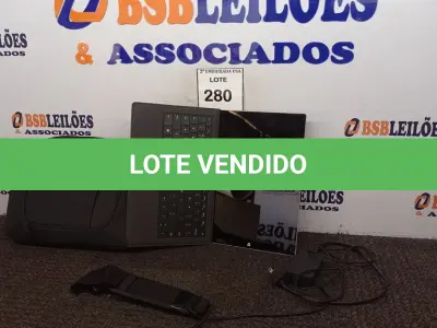 LOTE 280 - 01 TABLET 0004044920 SURFACE. (NO ESTADO EM QUE SE ENCONTRA. SUJEITO A AVARIAS OCULTAS/VISÍVEIS.)