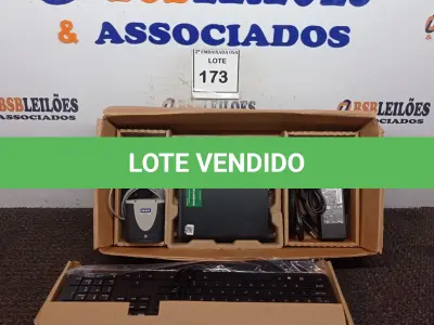 LOTE 173 - 01 CPU HP,  MOUSE, TECLADO E CARREGADOR. (NO ESTADO EM QUE SE ENCONTRA. SUJEITO A AVARIAS OCULTAS/VISÍVEIS.) BD0076U