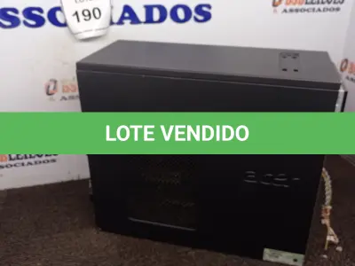 LOTE 190 - 01 CPU ACER (NO ESTADO EM QUE SE ENCONTRA. SUJEITO A AVARIAS OCULTAS/VISÍVEIS.)
