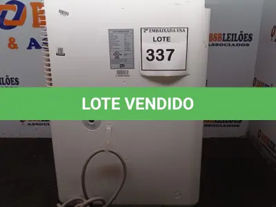 LOTE 337 - 01 DEHUMIDIFIER 110V. (NO ESTADO EM QUE SE ENCONTRA. SUJEITO A AVARIAS OCULTAS/VISÍVEIS.) AV9694M