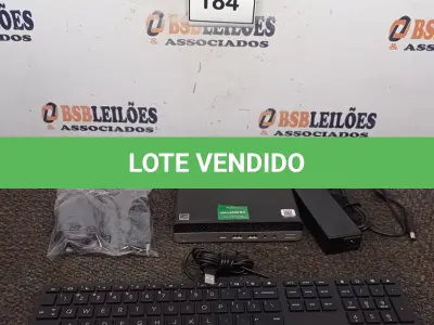 LOTE 184 - 01 CPU HP, MOUSE, TECLADO E CARREGADOR. (NO ESTADO EM QUE SE ENCONTRA. SUJEITO A AVARIAS OCULTAS/VISÍVEIS.) BD0545W