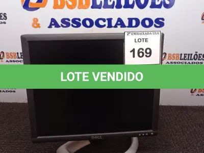 LOTE 169 - 01 MONITOR DELL. (NO ESTADO EM QUE SE ENCONTRA. SUJEITO A AVARIAS OCULTAS/VISÍVEIS.)
