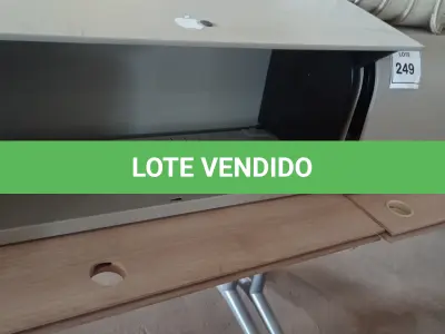 LOTE 249 - 01 ARMÁRIO SUSPENSO DUPLO EM AÇO. (NO ESTADO EM QUE SE ENCONTRA. SUJEITO A AVARIAS OCULTAS/VISÍVEIS.)