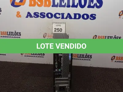 LOTE 250 - 01 CPU DELL CORE I5 8GB-  CD0001051942. (NO ESTADO EM QUE SE ENCONTRA. SUJEITO A AVARIAS OCULTAS/VISÍVEIS.)