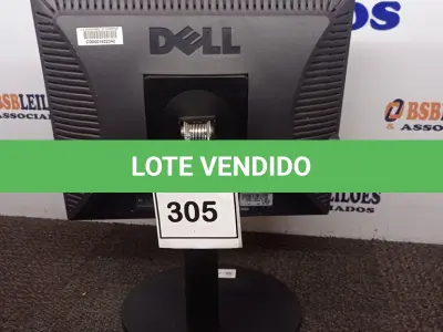 LOTE 305 - 01 MONITOR DELL. (NO ESTADO EM QUE SE ENCONTRA. SUJEITO A AVARIAS OCULTAS/VISÍVEIS.)