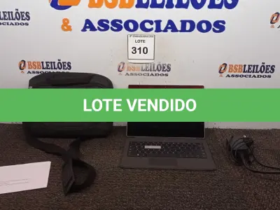 LOTE 310 - 01 TABLET CD00040444922, COM TECLADO, MOUSE E BOLSA. (NO ESTADO EM QUE SE ENCONTRA. SUJEITO A AVARIAS OCULTAS/VISÍVEIS.)