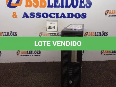LOTE 354 - 01 CPU HP 16GB-851479. (NO ESTADO EM QUE SE ENCONTRA. SUJEITO A AVARIAS OCULTAS/VISÍVEIS.)