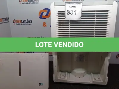LOTE 331 - 01 DEHUMIDIFIER 110V. (NO ESTADO EM QUE SE ENCONTRA. SUJEITO A AVARIAS OCULTAS/VISÍVEIS.) AV9337P