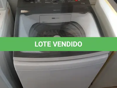 LOTE 272 - 01MÁQUINA DE LAVAR BRASTEMP 12KG 220V (WASHER). (NO ESTADO EM QUE SE ENCONTRA. SUJEITO A AVARIAS OCULTAS/VISÍVEIS.) BH1518X