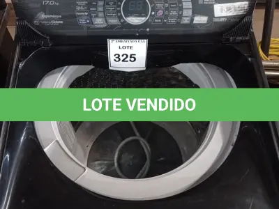 LOTE 325 - 01 MÁQUINA DE LAVAR PANASONIC 17 KG 220V (WASHER). (NO ESTADO EM QUE SE ENCONTRA. SUJEITO A AVARIAS OCULTAS/VISÍVEIS.) BH1472N
