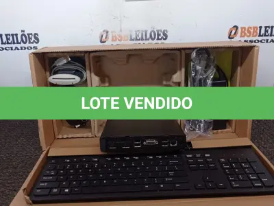 LOTE 209 - 01 CPU HP, MOUSE, TECLADO E CARREGADOR. (NO ESTADO EM QUE SE ENCONTRA. SUJEITO A AVARIAS OCULTAS/VISÍVEIS.) BD1048X