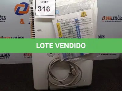 LOTE 316 - 01 DEHUMIDIFIER 110V. (NO ESTADO EM QUE SE ENCONTRA. SUJEITO A AVARIAS OCULTAS/VISÍVEIS.) AV9986S
