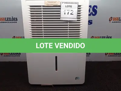 LOTE 172 - 01 DEHUMIDIFIER 110V. (NO ESTADO EM QUE SE ENCONTRA. SUJEITO A AVARIAS OCULTAS/VISÍVEIS.) BF8593S