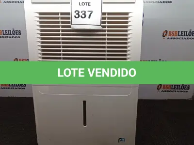 LOTE 337 - 01 DEHUMIDIFIER 110V. (NO ESTADO EM QUE SE ENCONTRA. SUJEITO A AVARIAS OCULTAS/VISÍVEIS.) AV9694M