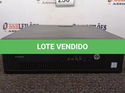 LOTE 230 - 01 CPU HP CORE I5 16GB - 851477. (NO ESTADO EM QUE SE ENCONTRA. SUJEITO A AVARIAS OCULTAS/VISÍVEIS.)