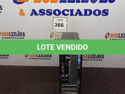 LOTE 366 - 01 CPU DELL CORE I5 8GB -CD0001051958. (NO ESTADO EM QUE SE ENCONTRA. SUJEITO A AVARIAS OCULTAS/VISÍVEIS.)