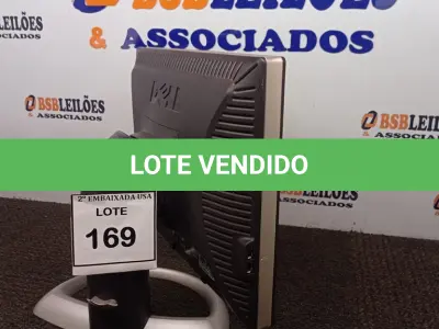 LOTE 169 - 01 MONITOR DELL. (NO ESTADO EM QUE SE ENCONTRA. SUJEITO A AVARIAS OCULTAS/VISÍVEIS.)