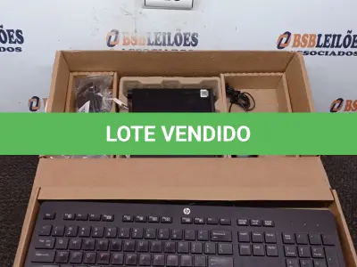 LOTE 226 - 01 CPU HP, MOUSE, TECLADO E CARREGADOR. (NO ESTADO EM QUE SE ENCONTRA. SUJEITO A AVARIAS OCULTAS/VISÍVEIS.) BD0550S