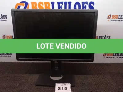 LOTE 315 - 01 MONITOR DELL. (NO ESTADO EM QUE SE ENCONTRA. SUJEITO A AVARIAS OCULTAS/VISÍVEIS.)