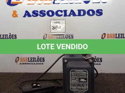 LOTE 364 - 01 TRANSFORMADOR 2.000W. (NO ESTADO EM QUE SE ENCONTRA. SUJEITO A AVARIAS OCULTAS/VISÍVEIS.)