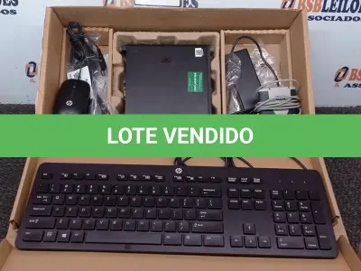 LOTE 210 - 01 CPU DELL, MOUSE, TECLADO E CARREGADOR. (NO ESTADO EM QUE SE ENCONTRA. SUJEITO A AVARIAS OCULTAS/VISÍVEIS.) BD0087A