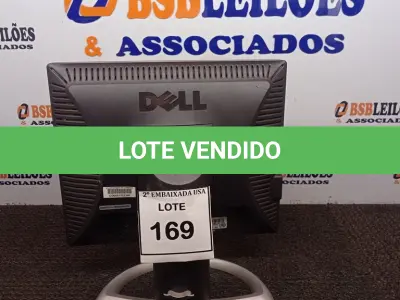 LOTE 169 - 01 MONITOR DELL. (NO ESTADO EM QUE SE ENCONTRA. SUJEITO A AVARIAS OCULTAS/VISÍVEIS.)