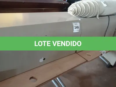 LOTE 249 - 01 ARMÁRIO SUSPENSO DUPLO EM AÇO. (NO ESTADO EM QUE SE ENCONTRA. SUJEITO A AVARIAS OCULTAS/VISÍVEIS.)