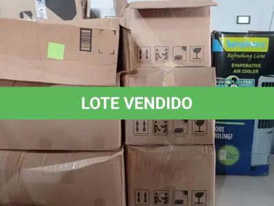 LOTE 335 - 10 CAIXAS COM LIVROS DIVERSOS (CLO) E 01 CAIXA COM DVDS DIVERSOS. (NO ESTADO EM QUE SE ENCONTRA. SUJEITO A AVARIAS OCULTAS/VISÍVEIS.)