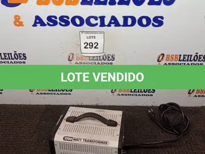 LOTE 292 - 01 UPS. (NO ESTADO EM QUE SE ENCONTRA. SUJEITO A AVARIAS OCULTAS/VISÍVEIS.)