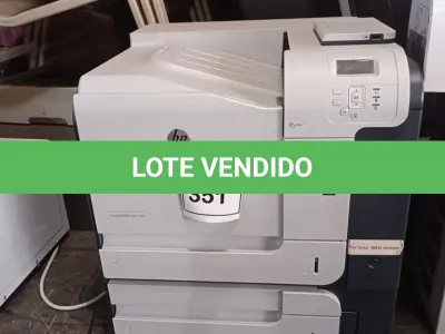LOTE 351 - 01 PRINTER HP LASER JET 500 COLOR M551. (NO ESTADO EM QUE SE ENCONTRA. SUJEITO A AVARIAS OCULTAS/VISÍVEIS.) AV9428K