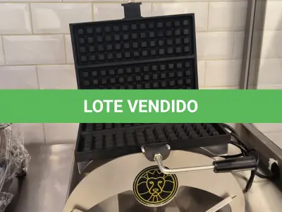 LOTE 108 - 01 WAFFERLEIRA. (NO ESTADO) ATENÇÃO! FAZER A VISITAÇÃO ANTES DE ARREMATAR, NÃO SABEMOS SE FUNCIONA. LEILÃO NÃO TEM GARANTIA E NEM DEVOLUÇÃO, SUJEITO A POSSÍVEIS AVARIAS VISÍVEIS/OCULTAS E/OU AUSÊNCIA DE COMPONENTES.