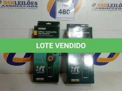 LOTE 480 - 02 GÁS DETECTOR. PROBE GÁS: METHANE, NATURAL GÁS – EXTECH. (NO ESTADO EM QUE SE ENCONTRA. SUJEITO A AVARIAS OCULTAS/VISÍVEIS.) AV9743P/AV9732H