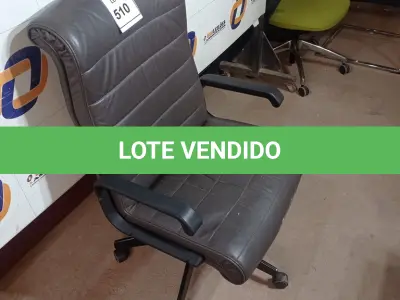 LOTE 510 - 01 CADEIRA DE ESCRITÓRIO. (NO ESTADO EM QUE SE ENCONTRA. SUJEITO A AVARIAS OCULTAS/VISÍVEIS.)