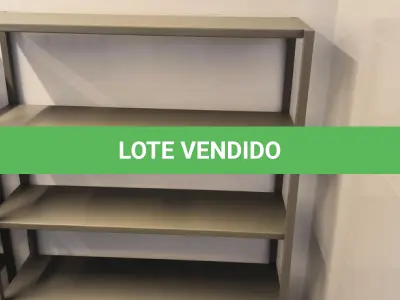 LOTE 068 - 01 ESTANTE DE FERRO COM 04 PRATELEIRAS. (NO ESTADO) ATENÇÃO! FAZER A VISITAÇÃO ANTES DE ARREMATAR, NÃO SABEMOS SE FUNCIONA. LEILÃO NÃO TEM GARANTIA E NEM DEVOLUÇÃO, SUJEITO A POSSÍVEIS AVARIAS VISÍVEIS/OCULTAS E/OU AUSÊNCIA DE COMPONENTES.