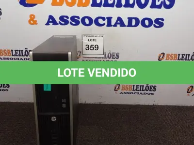 LOTE 359 - 01 CPU HP SEM MEMÓRIA 2UA41615TN. (NO ESTADO EM QUE SE ENCONTRA. SUJEITO A AVARIAS OCULTAS/VISÍVEIS.)