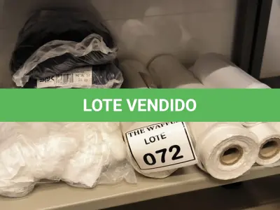 LOTE 072 - 01 LOTE COM BOBINAS PLÁSTICAS PICOTADA E TOUCAS.  (NO ESTADO) ATENÇÃO! FAZER A VISITAÇÃO ANTES DE ARREMATAR, NÃO SABEMOS SE FUNCIONA. LEILÃO NÃO TEM GARANTIA E NEM DEVOLUÇÃO, SUJEITO A POSSÍVEIS AVARIAS VISÍVEIS/OCULTAS E/OU AUSÊNCIA DE COMPONENTES.