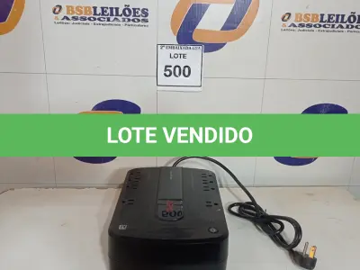 LOTE 500 - 01 ESTABILIAZDOR UPS. (NO ESTADO EM QUE SE ENCONTRA. SUJEITO A AVARIAS OCULTAS/VISÍVEIS.)