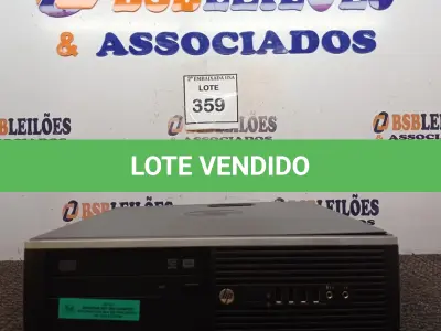 LOTE 359 - 01 CPU HP SEM MEMÓRIA 2UA41615TN. (NO ESTADO EM QUE SE ENCONTRA. SUJEITO A AVARIAS OCULTAS/VISÍVEIS.)