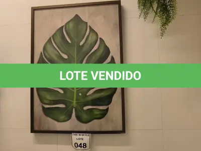 LOTE 048 - 01 QUADRO DECORATIVO. (NO ESTADO) ATENÇÃO! FAZER A VISITAÇÃO ANTES DE ARREMATAR, NÃO SABEMOS SE FUNCIONA. LEILÃO NÃO TEM GARANTIA E NEM DEVOLUÇÃO, SUJEITO A POSSÍVEIS AVARIAS VISÍVEIS/OCULTAS E/OU AUSÊNCIA DE COMPONENTES.