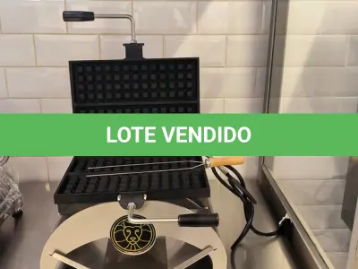 LOTE 098 - 01 WAFFERLEIRA. (NO ESTADO) ATENÇÃO! FAZER A VISITAÇÃO ANTES DE ARREMATAR, NÃO SABEMOS SE FUNCIONA. LEILÃO NÃO TEM GARANTIA E NEM DEVOLUÇÃO, SUJEITO A POSSÍVEIS AVARIAS VISÍVEIS/OCULTAS E/OU AUSÊNCIA DE COMPONENTES.