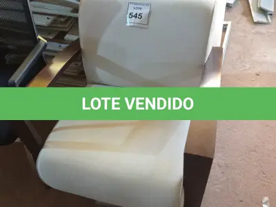 LOTE 545 - 01 POLTRONA (EASY CHAIR). (NO ESTADO EM QUE SE ENCONTRA. SUJEITO A AVARIAS OCULTAS/VISÍVEIS.)