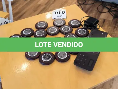 LOTE 010 - 17 PAGER E BASE. (NO ESTADO) ATENÇÃO! FAZER A VISITAÇÃO ANTES DE ARREMATAR, NÃO SABEMOS SE FUNCIONA. LEILÃO NÃO TEM GARANTIA E NEM DEVOLUÇÃO, SUJEITO A POSSÍVEIS AVARIAS VISÍVEIS/OCULTAS E/OU AUSÊNCIA DE COMPONENTES.