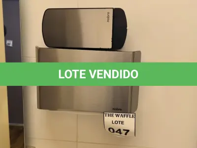 LOTE 047 -  01 LOTE COM DISPENSES DE PAPEL E SABÃO. (NO ESTADO) ATENÇÃO! FAZER A VISITAÇÃO ANTES DE ARREMATAR, NÃO SABEMOS SE FUNCIONA. LEILÃO NÃO TEM GARANTIA E NEM DEVOLUÇÃO, SUJEITO A POSSÍVEIS AVARIAS VISÍVEIS/OCULTAS E/OU AUSÊNCIA DE COMPONENTES.