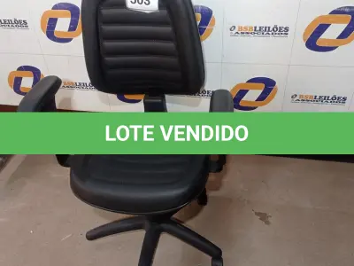 LOTE 503 - 01 CADEIRA DE ESCRITÓRIO. (NO ESTADO EM QUE SE ENCONTRA. SUJEITO A AVARIAS OCULTAS/VISÍVEIS.)