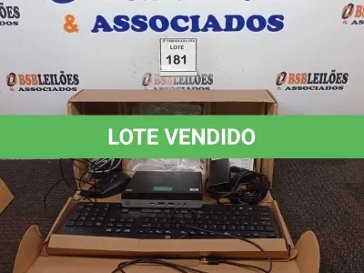 LOTE 181 - 01 CPU HP. (NO ESTADO EM QUE SE ENCONTRA. SUJEITO A AVARIAS OCULTAS/VISÍVEIS.) BD0086G