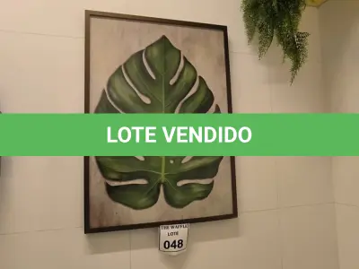 LOTE 048 - 01 QUADRO DECORATIVO. (NO ESTADO) ATENÇÃO! FAZER A VISITAÇÃO ANTES DE ARREMATAR, NÃO SABEMOS SE FUNCIONA. LEILÃO NÃO TEM GARANTIA E NEM DEVOLUÇÃO, SUJEITO A POSSÍVEIS AVARIAS VISÍVEIS/OCULTAS E/OU AUSÊNCIA DE COMPONENTES.