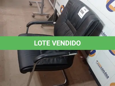 LOTE 506 - 01 CADEIRA DE ESCRITÓRIO. (NO ESTADO EM QUE SE ENCONTRA. SUJEITO A AVARIAS OCULTAS/VISÍVEIS.)